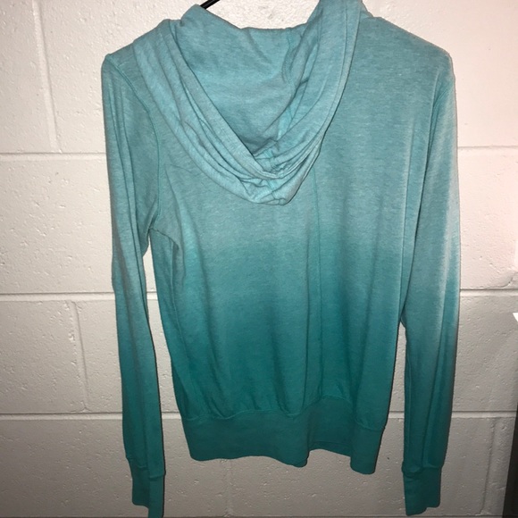 Nike turquoise zip-up jacket. - Picture 2 of 2